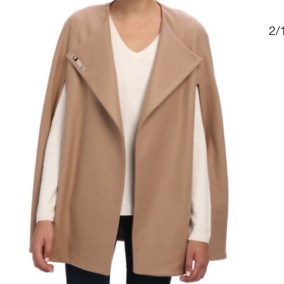 🧥 Ted Baker minimalist Vickiye Cape Coat - Picture 3 of 8